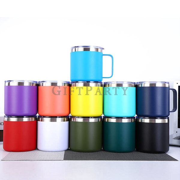 Double wall stainless steel mug  coffee mugwith different lids 14oz,不鏽鋼保溫杯馬克杯14oz2