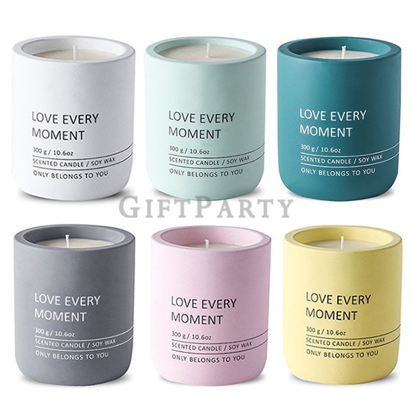 Cement candle cup ceramic scented candle,工業風水泥杯香氛蠟燭