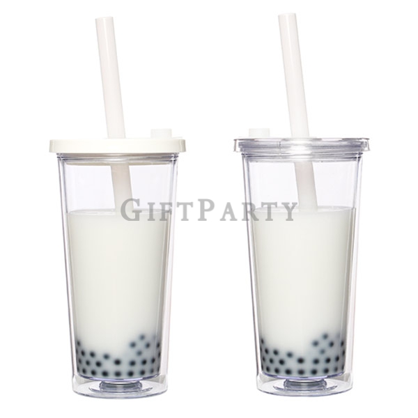 環保杯,珍珠奶茶杯,吸管杯,塑料吸管杯可插粗吸管