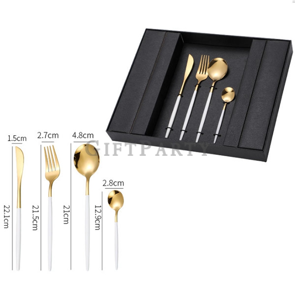 Portuguese tableware  set 16-piece gift box,不鏽鋼餐具組16件套禮盒