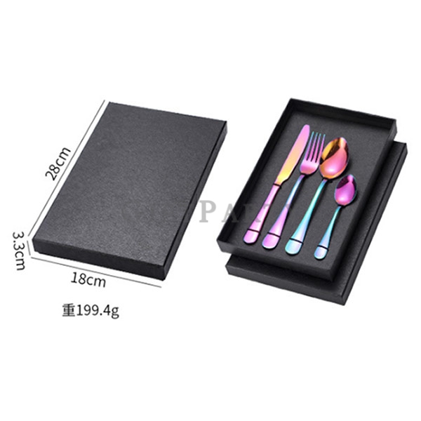 Western food stainless steel tableware set 4 pieces gift box,禮品,贈品,紀念品,餐不鏽鋼餐具組4件禮盒