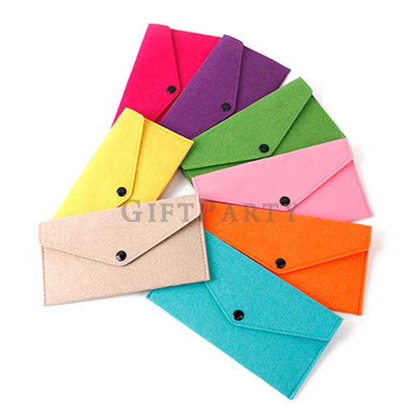 Felt mobile phone pouch,毛氈信封袋,廣告贈品,收納袋,禮品,