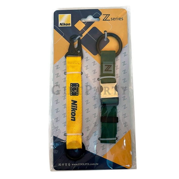 客製化禮品, 展場贈品, 品牌IP週邊, 企業贈品採購, Nikon Taiwan 贈品, 行李掛帶訂製, 登山扣客製登山扣鑰匙圈+行李掛帶組2