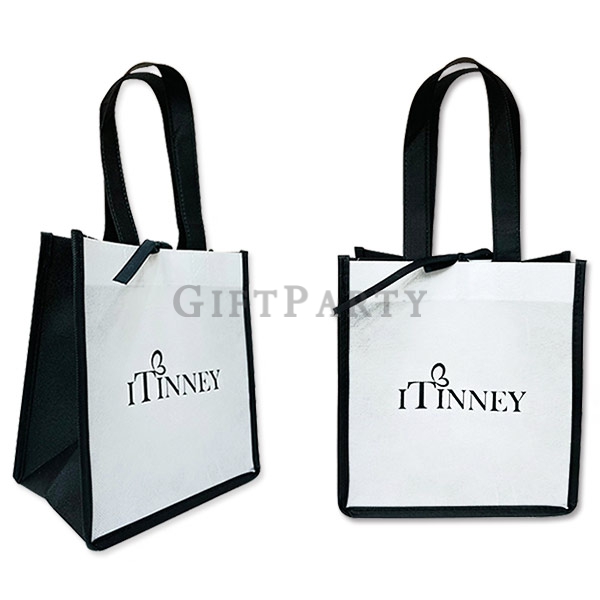 Customized non-woven bags, eco-friendly bags, contrast nonshopping bags, non-woven bags,撞色不織布袋100g,環