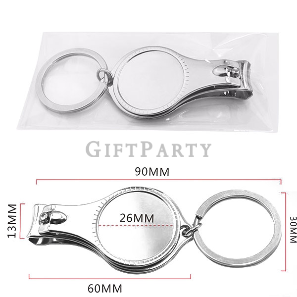 Bottle opener nail clipper key ring,開瓶器指甲剪鑰匙圈,選舉贈品,廣告贈品,