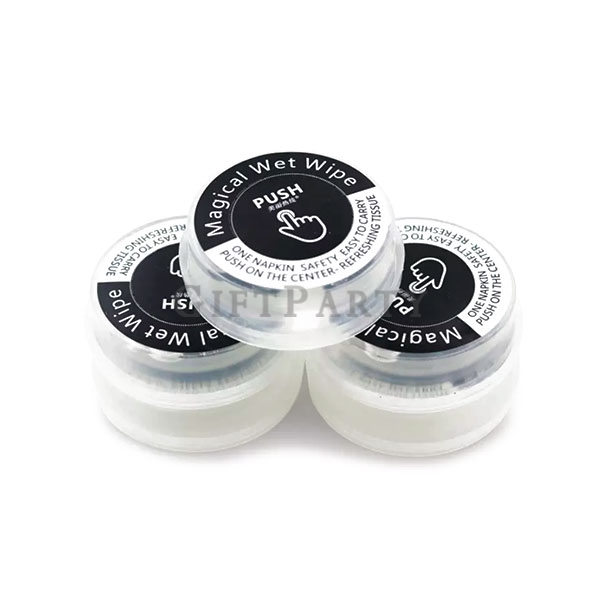 選舉贈品,客製濕紙巾,濕紙巾,廣告贈品,便攜壓縮推式濕紙巾2
