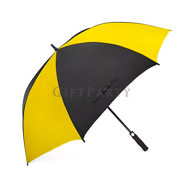 Customized racing umbrella, golf umbrella,黑黃高球傘,賽車傘