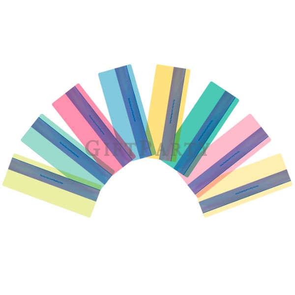 Guided reading out display with colored,書贈品,學生贈品,透明道讀書籤指導閱讀條