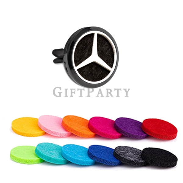 30mm Custom Logo Perfume Car Air Freshener Logo Vent Clip汽車香薰車夾冷氣孔香氛