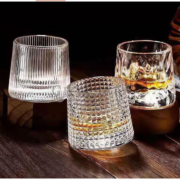 Revolving whiskey glass,旋轉威士忌杯酒杯