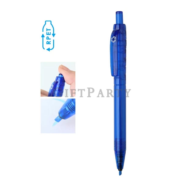 Highlighter Pen Push Action Transparent,按壓式螢光筆,文具禮品,兒童節禮品,