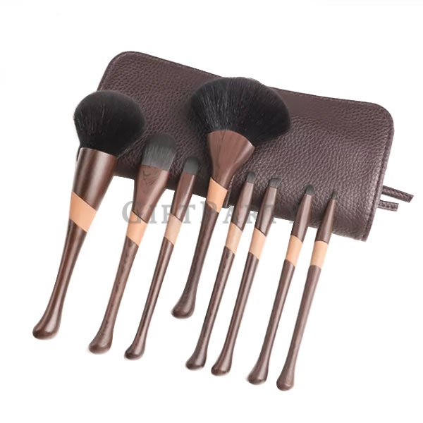 Luxury Makeup Brush Travel Mini Make Up Set Brush Set 8 PCS ,旅行迷你刷具八件套