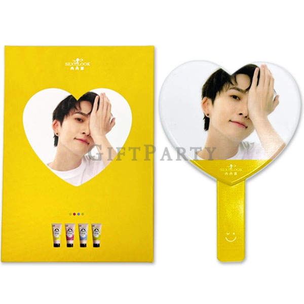 Heart Shape Mirror Hand Held Makeup Mirror,愛心手拿鏡