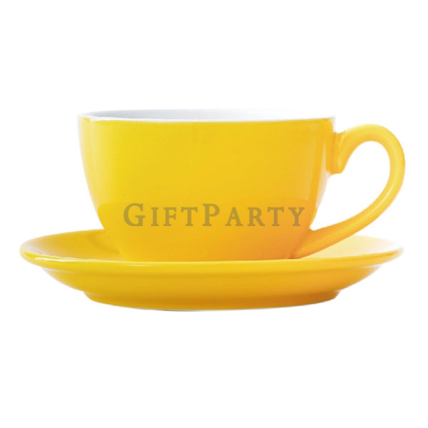 客製咖啡杯組,陶瓷咖啡杯盤組250ml,Ceramic coffee mug 250ml