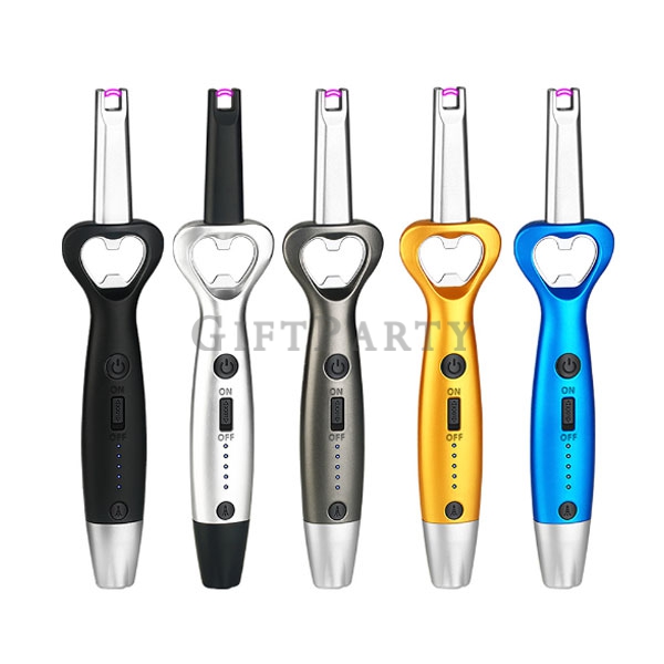 USB arc lighter with bottle opener electric igniter開瓶器電弧點火槍點LED手電,啤酒贈品,啤酒禮品