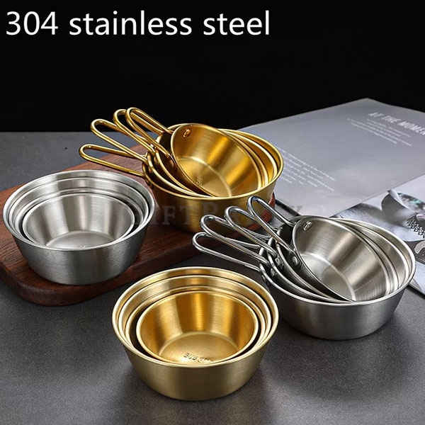 Korean Stainless Steel Rice Wine Bowl,韓國不鏽鋼米酒碗2