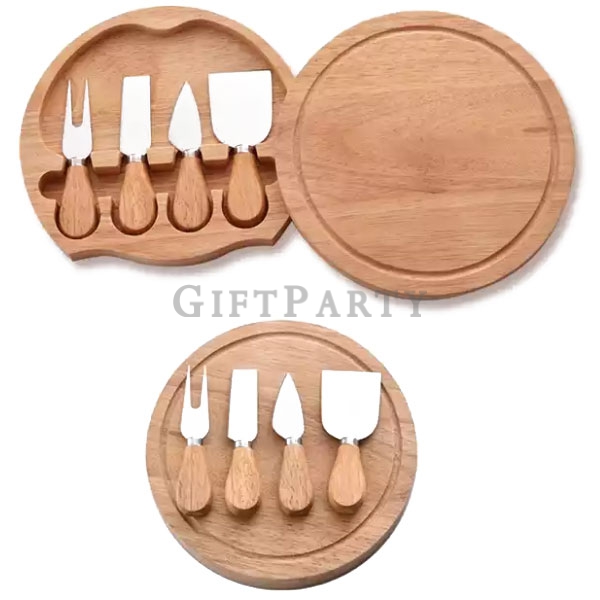 乳酪盤套裝,紅酒贈品,紅酒禮品,Wooden Handle Stainless Steel Cheese cutter knifve Set