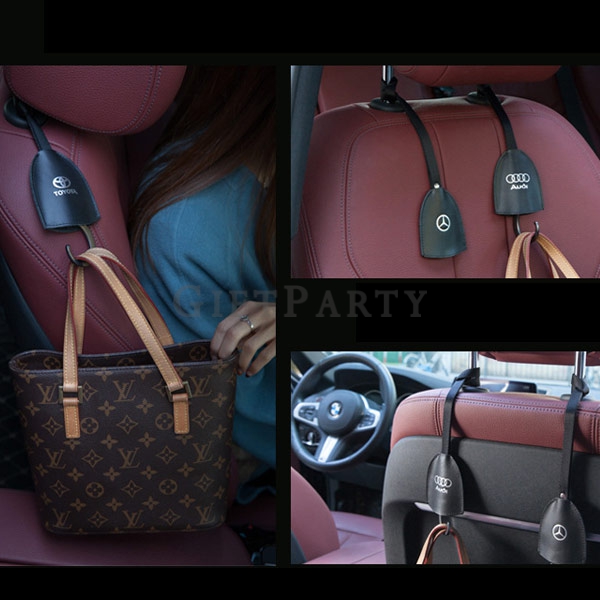 車用掛鉤,椅背收納,汽車掛勾贈品,LOGO汽車配件,企業車用禮品,汽車掛鉤皮革隱藏式椅背掛勾3