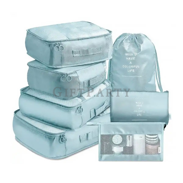 股東會贈品,旅行收納包七件套,客製化禮品,廣告贈品,
