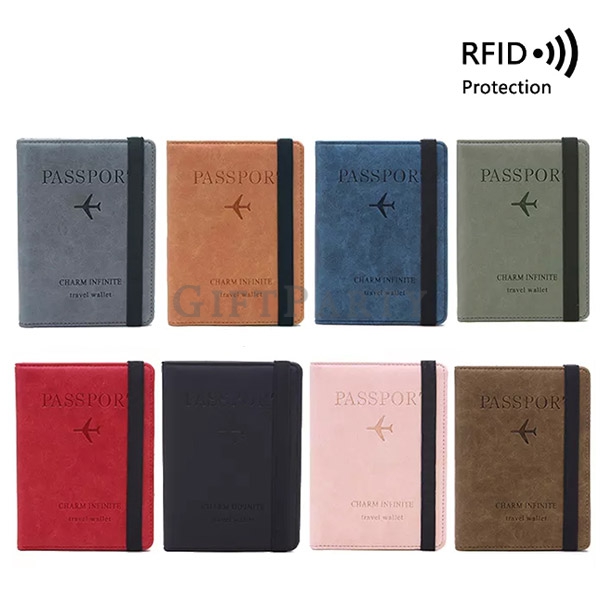 RFID Pu leather Passport Holder,RFID皮革護照夾,護照包,旅遊贈品,