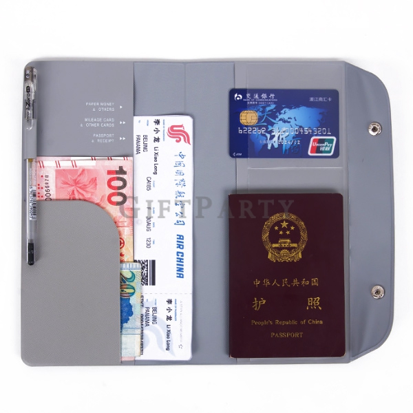 護照包,旅遊贈品,旅遊禮品,旅展贈品,PVC十字紋長型護照包證件包