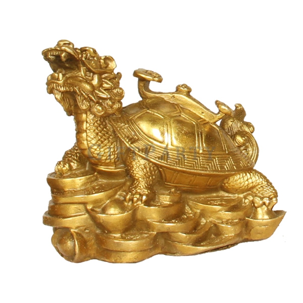 辦公室風水擺飾,宮廟紀念品,宮廟贈品,結緣品,如意龍龜,純銅龍龜擺飾,金錢龍龜