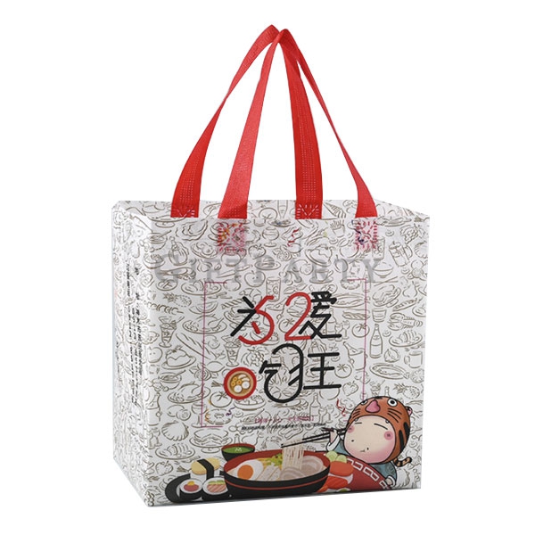 活動廣告贈品,宣傳贈品,展場贈品,不織布覆膜購物袋環保袋(全彩印刷)