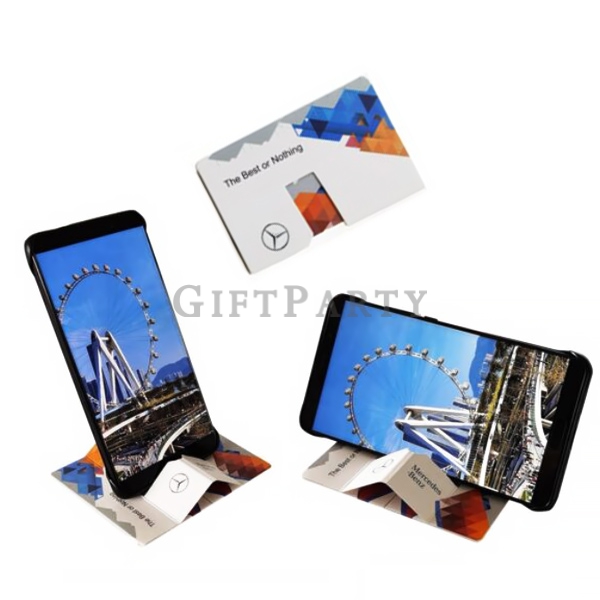 廣告卡片手機折疊支架,客製化禮品,贈品,實用贈品,展場贈品,