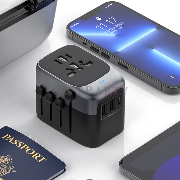 萬用插,旅行禮品,旅行贈品,禮品,雙USB,Type-C萬用插頭