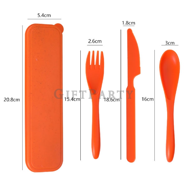 Advertising gifts, promotional gifts, election gifts, brand gifts, customized logo gifts,-小麥餐具組三件套刀叉