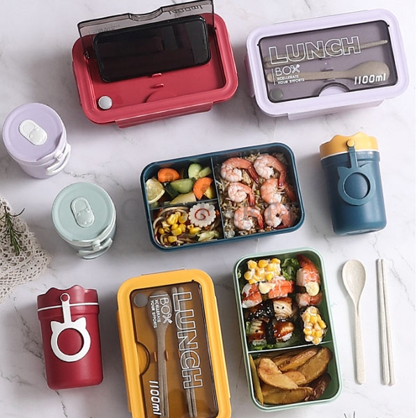 PP Microwaveable lunch box ,PP可微波餐盒1100ml5