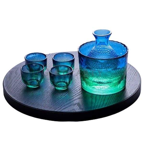 Japanese sake glass set , shot glass set,清酒壺杯套裝組溫酒壺