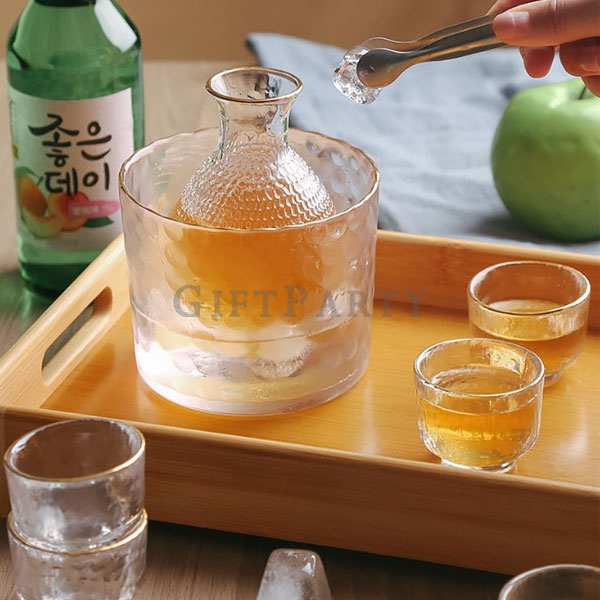 Japanese sake glass set , shot glass set,清酒壺杯套裝組溫酒壺