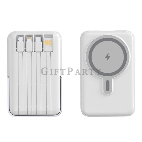 行動電源支架,磁吸Magsafe線行動電源自帶線支架10000mAh
