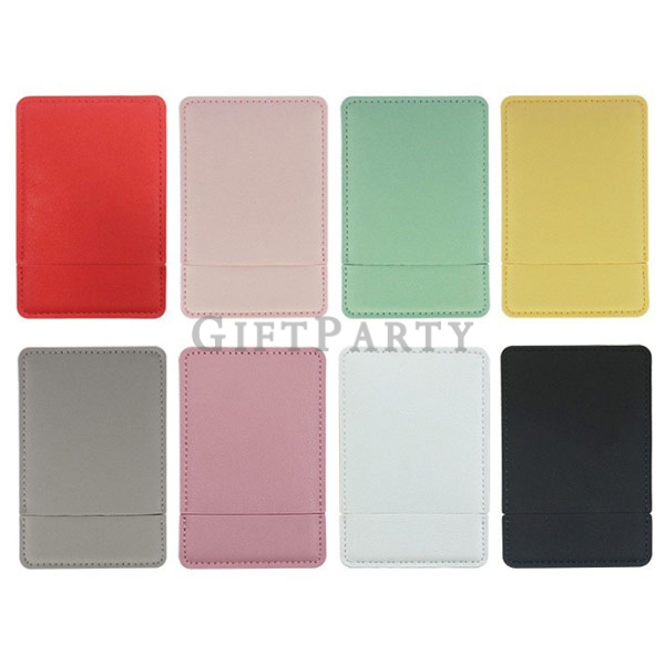 Mini stainless steel mirror case,皮套不鏽鋼鏡,名片鏡,化妝鏡