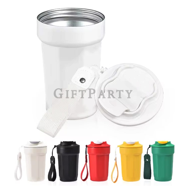 八角不鏽鋼內膽咖啡杯450ml,隨身咖啡杯,禮品,贈品,