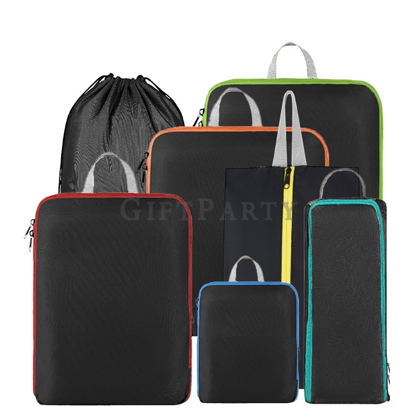 旅行贈品,品牌粉品,實用贈品,旅行壓縮袋衣物收納袋7件套