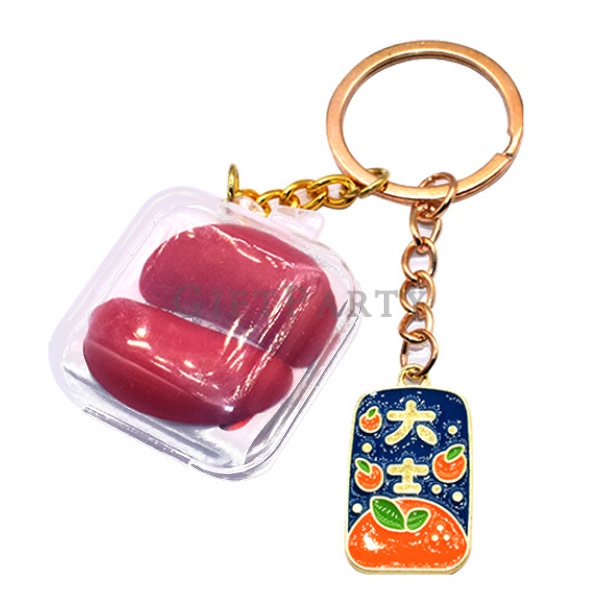 宮廟結緣品,白沙屯媽組結緣品,鎮南宮贈品,銀行贈品,迷你聖杯聖茭鑰匙圈