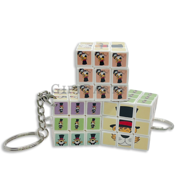 魔術方塊鑰匙圈,客製化鑰匙圈,創意贈品,行銷活動禮品,品牌宣傳禮物Magic Cube Keychain, Customized Keychain, Creative Gifts, Marketing