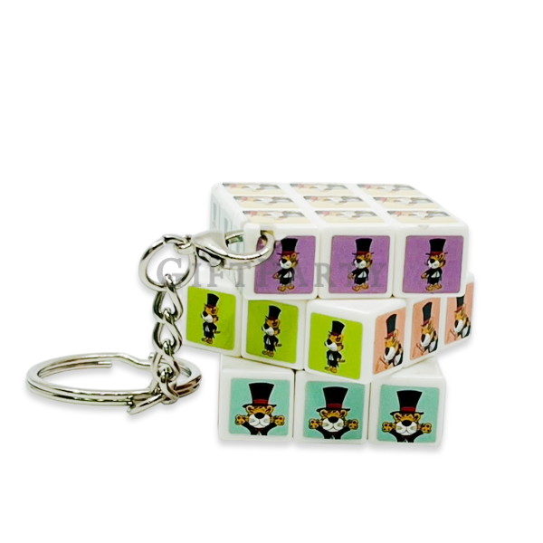 魔術方塊鑰匙圈,客製化鑰匙圈,創意贈品,行銷活動禮品,品牌宣傳禮物Magic Cube Keychain, Customized Keychain, Creative Gifts, Marketing