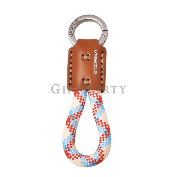 鑰匙圈,牛皮鑰匙圈,客製皮革鑰匙圈,品牌贈品,Leather keychain,企業贈品,牛皮編織鑰匙圈