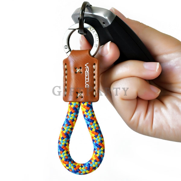 鑰匙圈,牛皮鑰匙圈,客製皮革鑰匙圈,品牌贈品,Leather keychain,企業贈品,牛皮編織鑰匙圈