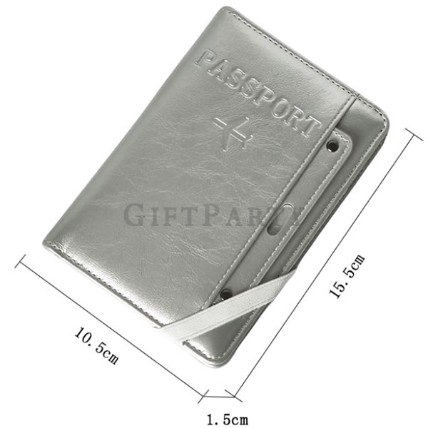 custom passport holder, silver card pouch, branded travel gifts, corporate giveaways, bulk procureme