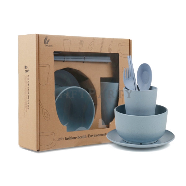 小麥秸桿餐具六件組,禮品 贈品 禮贈品 環保餐具,環保贈品,實用禮品,超cpi值禮品
