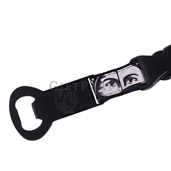 Neck Lanyard with Beer Bottle Opener,啤酒贈品,客製化禮品,企業禮品,展會贈品,開瓶器掛繩頸繩織帶,Advertising gifts, promotional g