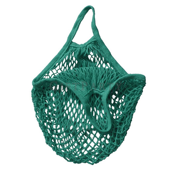 ECO Bags Fruit Shopping String Grocery Shopper Tote Mesh Woven Net Bag,Cotton Fruit Produce Mesh Bag