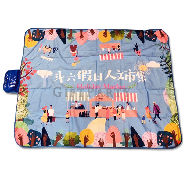 Custom picnic mat (full color printing),家庭日贈品,野餐墊,數位印刷全彩野餐墊,Advertising gifts, promotional gifts, cu