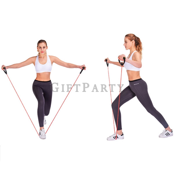 TPE Tension Bands with Foam Handles,瑜珈健身一字形拉力繩拉力帶,Gym Fitness Resistance Band Elastic