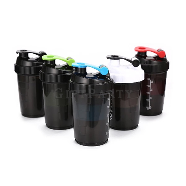 Protein Powder Shaking Cup Plastic Exercise Kettle Milk Shake Mixing Cup,蛋白粉搖搖杯400ml