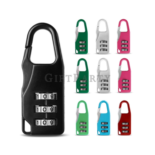 3 Digit Combination Password Luggage Code Lock ,3位密碼鎖,迷你密碼鎖登山扣